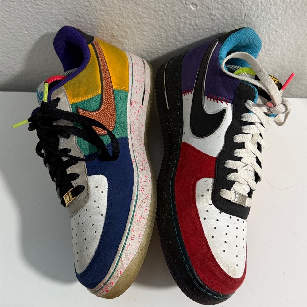 Nike Air Force 1 Colorful Edition Sneakers - Picture 4 of 8